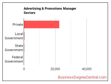 Advertising and Promotions Managers sectors