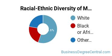 Racial-Ethnic Diversity of Marketing/Marketing Management, General Majors at Alfred University