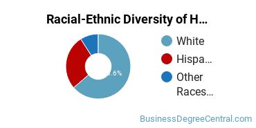 Racial-ethnic diversity of Human Resource Management majors at Alvernia University