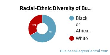 Racial-Ethnic Diversity of Business Administration & Management Majors at Averett University - Graduate & Professional Studies