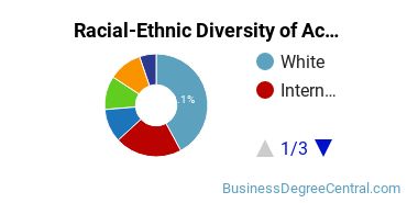 Racial-Ethnic Diversity of Accounting Technology/Technician and Bookkeeping Majors at Bellevue College
