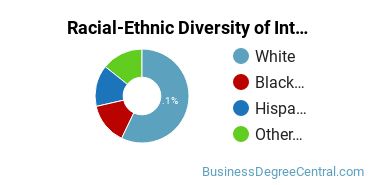 Racial-Ethnic Diversity of International Business/Trade/Commerce Majors at Benedictine University