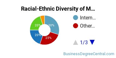 Racial-Ethnic Diversity of Marketing/Marketing Management, General Majors at Berkeley College - New York