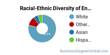 Racial-Ethnic Diversity of Entrepreneurship Majors at Butler University