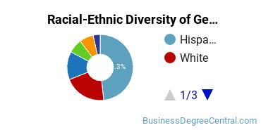 Racial-Ethnic Diversity of General Economics Majors at California State University - San Bernardino
