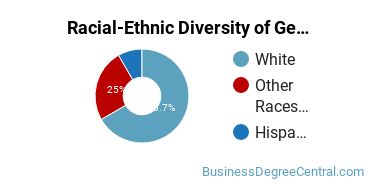 Racial-Ethnic Diversity of General Business/Commerce Majors at Central Arizona College