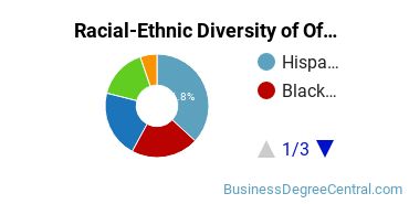 Racial-Ethnic Diversity of Office Administration Majors at Chaffey College