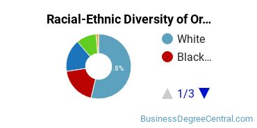 Racial-Ethnic Diversity of Organizational Leadership Majors at Champlain College