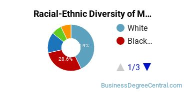 Racial-Ethnic Diversity of Marketing/Marketing Management, General Majors at Christian Brothers University