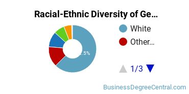 Racial-Ethnic Diversity of General Business/Commerce Majors at Clark College
