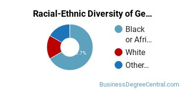 Racial-Ethnic Diversity of General Business/Commerce Majors at Colorado Technical University - Colorado Springs