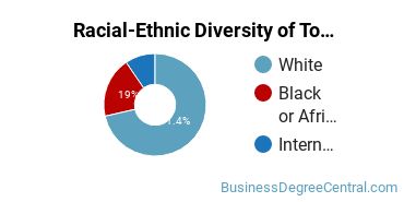 Racial-Ethnic Diversity of Tourism and Travel Services Marketing Operations Majors at Concord University