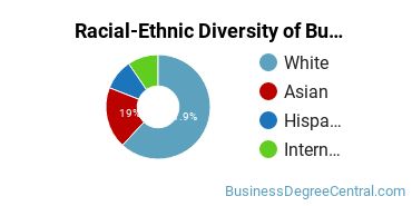 Racial-ethnic diversity of Business Administration & Management majors at College of Staten Island CUNY