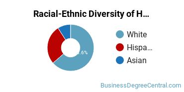 Racial-Ethnic Diversity of Hotel/Motel Administration/Management Majors at Cypress College