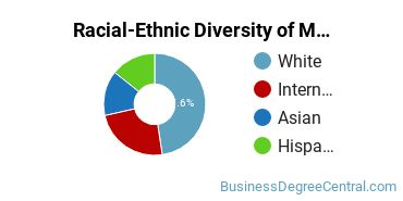 Racial-Ethnic Diversity of Marketing/Marketing Management, General Majors at Dallas Baptist University
