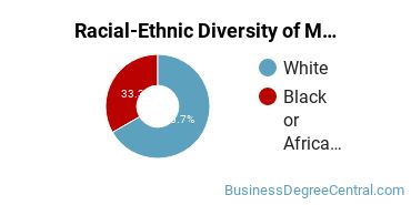 Racial-Ethnic Diversity of Marketing/Marketing Management, General Majors at East Mississippi Community College