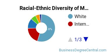 Racial-Ethnic Diversity of Marketing/Marketing Management, General Majors at Emerson College