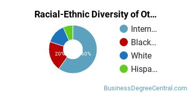 Racial-Ethnic Diversity of Other Management Sciences and Quantitative Methods Majors at Fairleigh Dickinson University - Metropolitan Campus