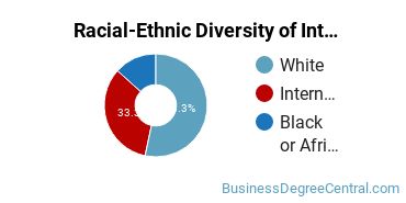 Racial-Ethnic Diversity of International Business/Trade/Commerce Majors at Fashion Institute of Technology