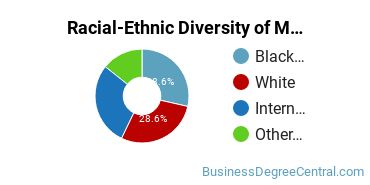 Racial-Ethnic Diversity of Marketing/Marketing Management, General Majors at Felician University