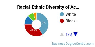 Racial-Ethnic Diversity of Accounting and Finance Majors at Florida Institute of Technology - Online