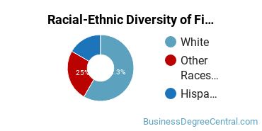 Racial-ethnic diversity of Finance majors at Fond du Lac Tribal and Community College