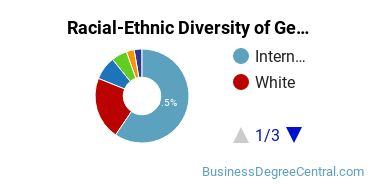 Racial-Ethnic Diversity of General Business/Commerce Majors at George Mason University