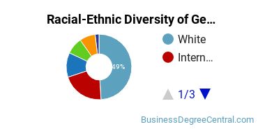 Racial-Ethnic Diversity of General Economics Majors at George Washington University