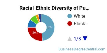 Racial-Ethnic Diversity of Public Relations Majors at George Washington University