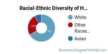 Racial-ethnic diversity of Human Resource Management majors at Grand View University