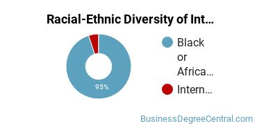 Racial-Ethnic Diversity of International Business/Trade/Commerce Majors at Howard University