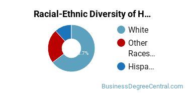 Racial-ethnic diversity of Human Resource Management majors at Immaculata University