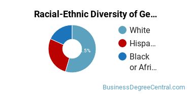 Racial-Ethnic Diversity of General Business/Commerce Majors at La Salle University