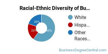 Racial-Ethnic Diversity of Business Administration & Management Majors at Linfield College - Online and Continuing Education