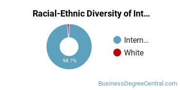 Racial-Ethnic Diversity of International Business/Trade/Commerce Majors at Madonna University