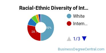 Racial-Ethnic Diversity of International Business/Trade/Commerce Majors at Marquette University