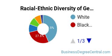Racial-Ethnic Diversity of General Business/Commerce Majors at Mercer University