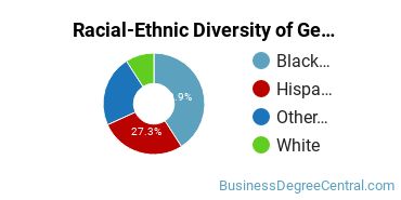 Racial-Ethnic Diversity of General Business/Commerce Majors at Metropolitan College of New York