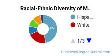Racial-Ethnic Diversity of Marketing/Marketing Management, General Majors at New Jersey City University