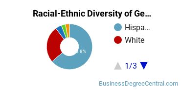 Racial-Ethnic Diversity of General Business Administration and Management Majors at New Mexico State University - Main Campus