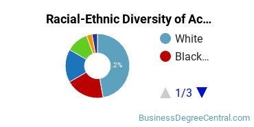 Racial-ethnic diversity of Accounting majors at North Hennepin Community College
