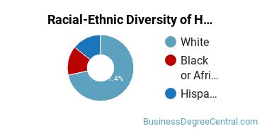 Racial-Ethnic Diversity of Hotel/Motel Administration/Management Majors at Northampton County Area Community College
