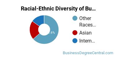 Racial-ethnic diversity of Business Administration & Management majors at Northern Marianas College