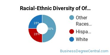 Racial-Ethnic Diversity of Office Administration Majors at Ohlone College