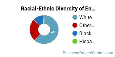 Racial-Ethnic Diversity of Entrepreneurship Majors at Oklahoma State University - Main Campus