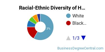 Racial-Ethnic Diversity of Human Resources Development Majors at Pennsylvania State University - World Campus