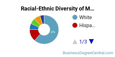 Racial-Ethnic Diversity of Marketing/Marketing Management, General Majors at Rutgers University - Camden