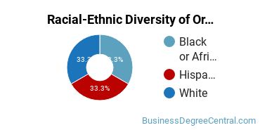 Racial-Ethnic Diversity of Organizational Leadership Majors at Saint Edward's University