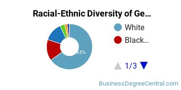 Racial-Ethnic Diversity of General Business/Commerce Majors at Saint Joseph's University