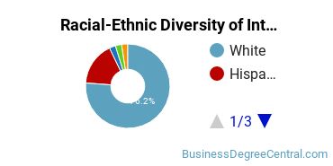 Racial-Ethnic Diversity of International Business/Trade/Commerce Majors at Saint Joseph's University
